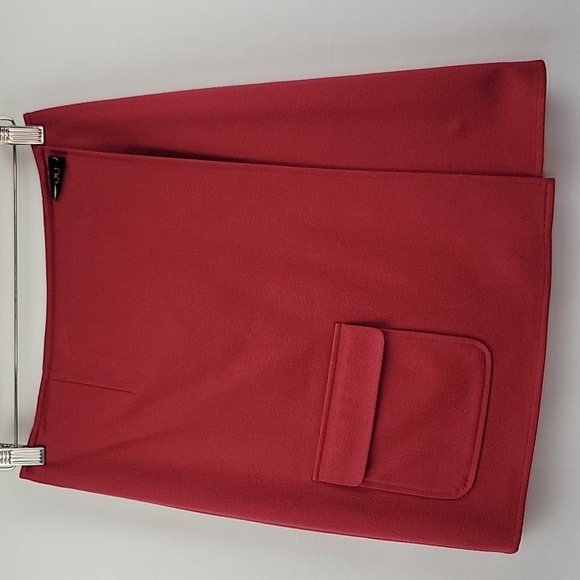 Talbots Mini A-Line Wrap Skirt Raspberry Red Size 4 - Picture 1 of 13